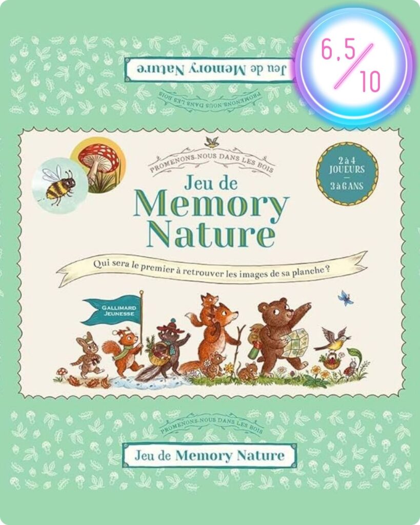 Jeu de Memory nature